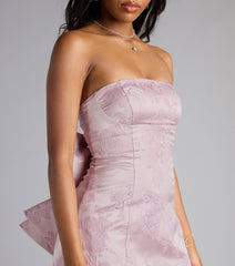 Jaimie Bow Lace-Up Mini Dress