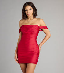 Miranda Off-The-Shoulder Mini Dress