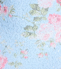 Analeia Floral Cutout Beaded Mini Dress