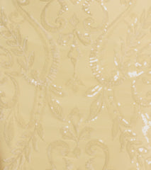 Nora V-Neck Ruffle Cutout Sequin Mini Dress