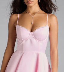 Kristiana Sweetheart A-Line Short Dress