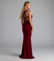 Nicola Strappy Tie-Back Mermaid Dress