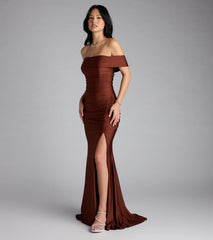 Alicia Off-The-Shoulder Mermaid Formal Dress