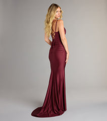 Amelia Lace-Up Mermaid Formal Dress