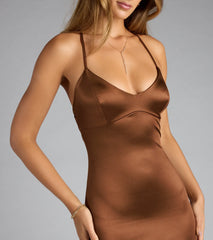 Emmie Lace-Up Mermaid Satin Formal Dress