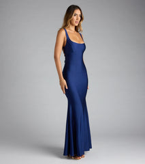 Gabriella Lace-Up Mermaid Formal Dress