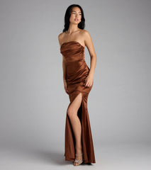 Elani Satin Mermaid Formal Dress