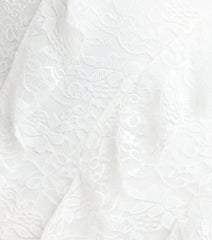 Ellie Ruffled Lace High Slit Formal Dress