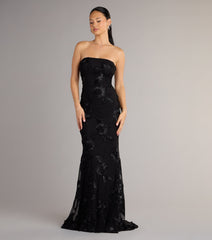 Ariela Lace-Up Cutout Mermaid Formal Dress