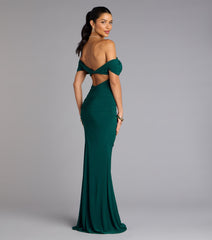 Arial Open Back Mermaid Formal Dress