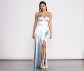 Ilana Satin Column Gown