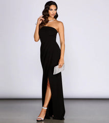 Susana Asymmetric Off-Shoulder Mermaid Dress