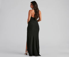 Londyn Formal High Slit Convertible Dress