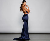 Nola Darling Satin Evening Gown