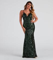 Fritzy Sequin Mermaid Dress