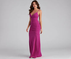 Bianca Ruched Mermaid Formal Dress