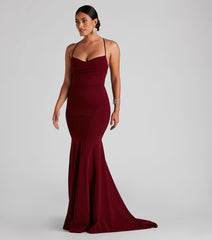 Kaiana Formal Crepe Mermaid Dress