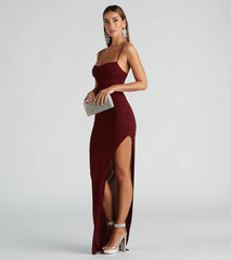 Gloria Formal Glitter Long Dress