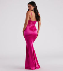 Nahla Formal Satin Mermaid Dress