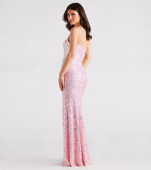 Lyla Formal One-Shoulder Sequin Dress