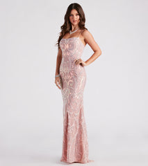 Keanna Formal Sequin Mermaid Long Dress