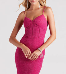 Kelsie Formal Glitter Mermaid Dress