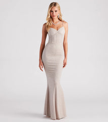 Kelsie Formal Glitter Mermaid Dress