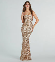 Noemi Formal Sequin A-Line Dress