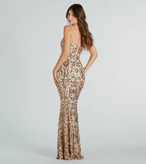 Noemi Formal Sequin A-Line Dress
