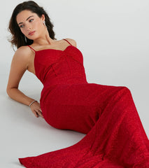 Kelsie Formal Glitter Mermaid Dress