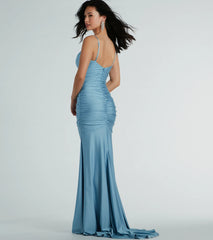 Jamie Formal Cowl Neck Mermaid Dress