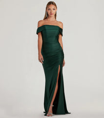 Alicia Off-The-Shoulder Mermaid Formal Dress