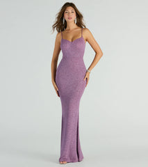 Ainsley Glittering Evening Gown