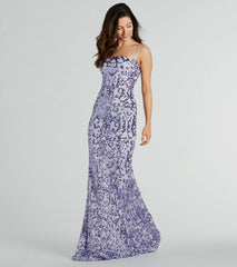 Noemi Formal Sequin A-Line Dress