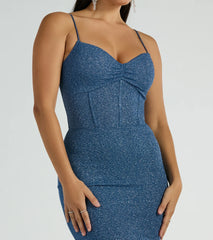 Kelsie Formal Glitter Mermaid Dress