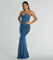 Kelsie Formal Glitter Mermaid Dress