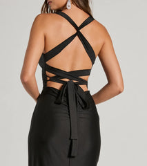 Jianne Formal Lace-Up Back Long Dress