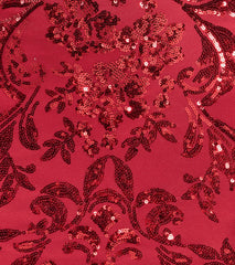 Moira Lace-Up Sequin Formal Dress