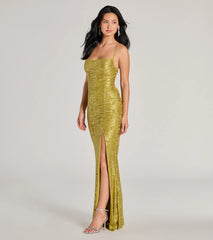 Kehlani Formal Floral Lace Slit Mermaid Dress