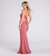 Ashlynn Open Back Ruched Mermaid Formal Dress
