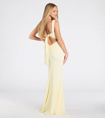 Ashlynn Open Back Ruched Mermaid Formal Dress