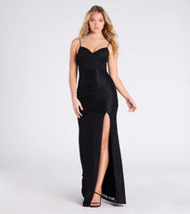 Rory Sweetheart Slit Bodycon Lace Formal Dress