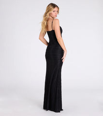 Rory Sweetheart Slit Bodycon Lace Formal Dress