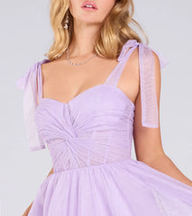 Ellery Glitter Tulle A-Line Formal Dress