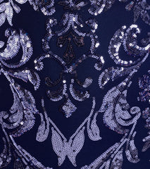 Moira Lace-Up Sequin Formal Dress