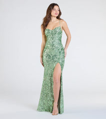 Carrie Sequin Corset Mermaid Dress