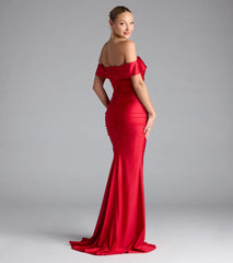 Alicia Off-The-Shoulder Mermaid Formal Dress
