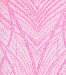 Liv Sleeveless Beaded Sequin Mermaid Dress