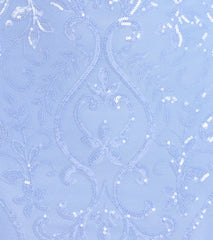 Andrea Cutout Slit Mermaid Sequin Formal Dress