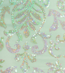 Celina Sequin Lace-Up High Slit Mermaid Dress